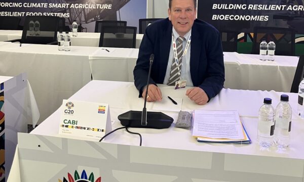 Ulli Kuhlmann at CABI table seat